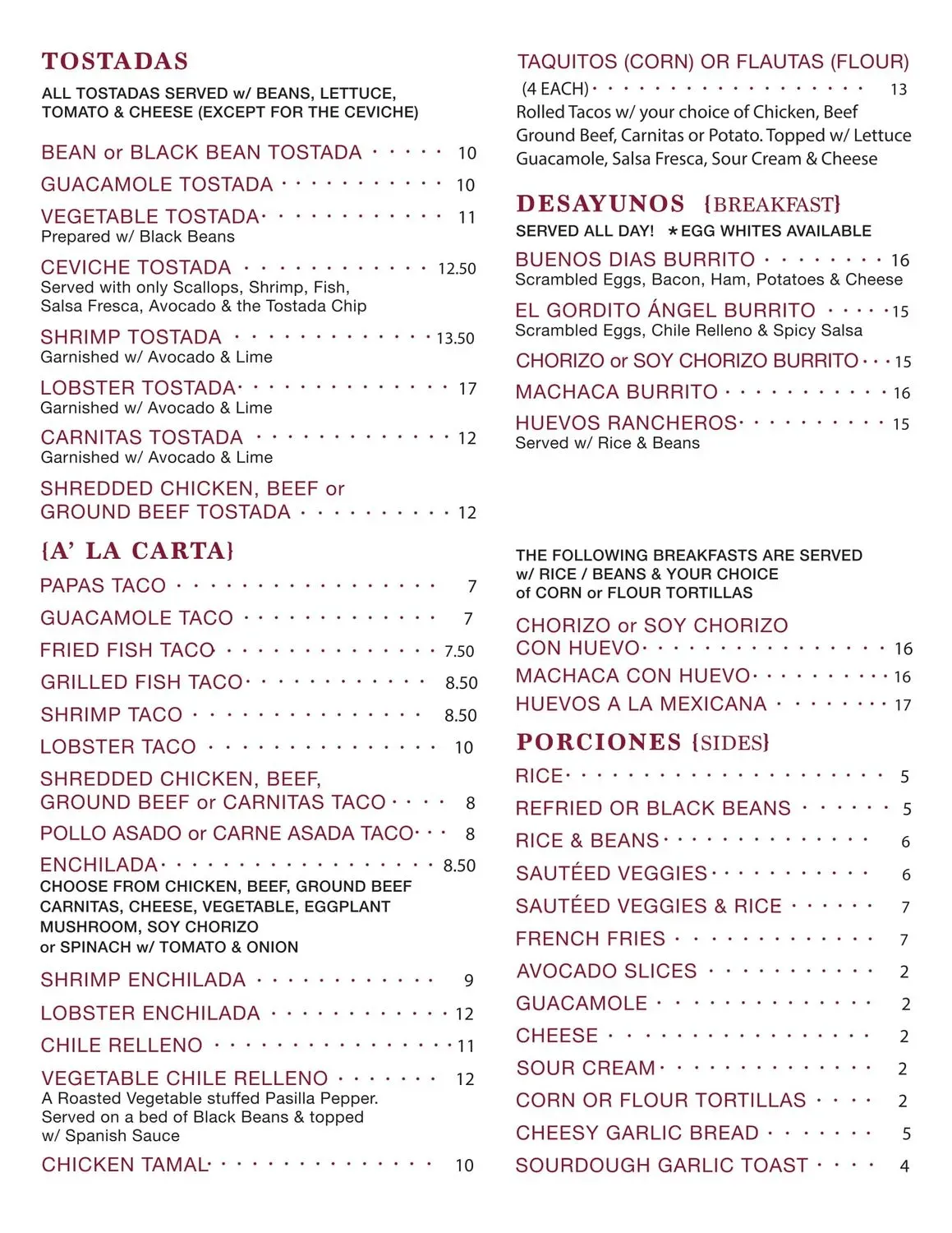 Menu 2