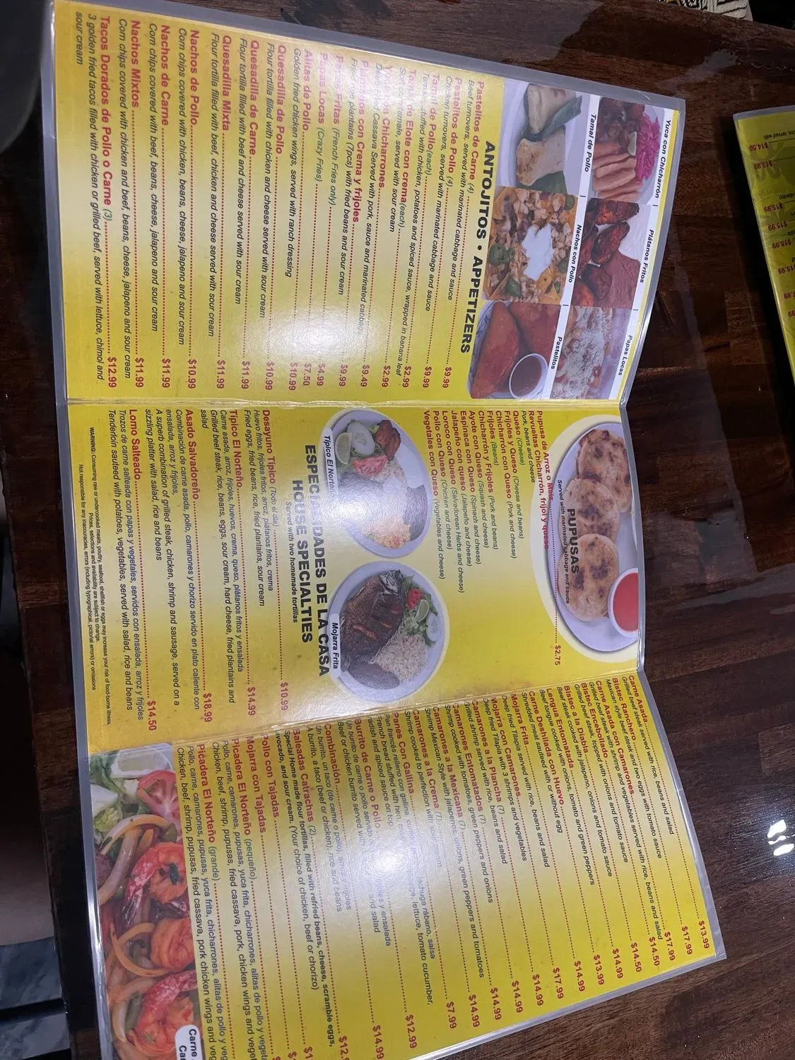 Menu 4