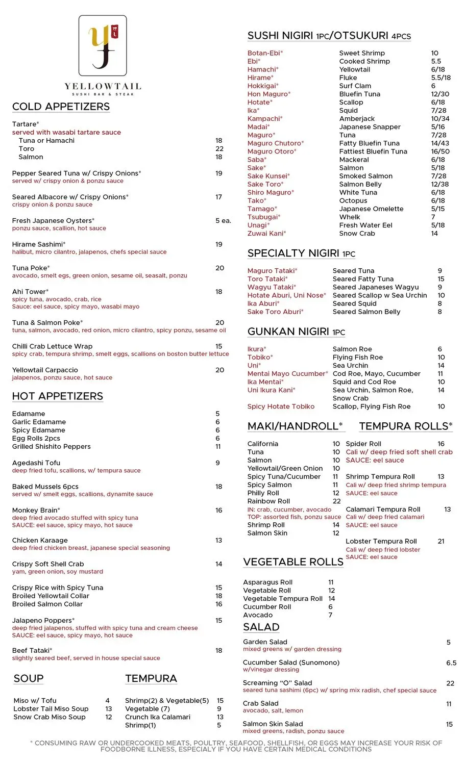 Menu 5