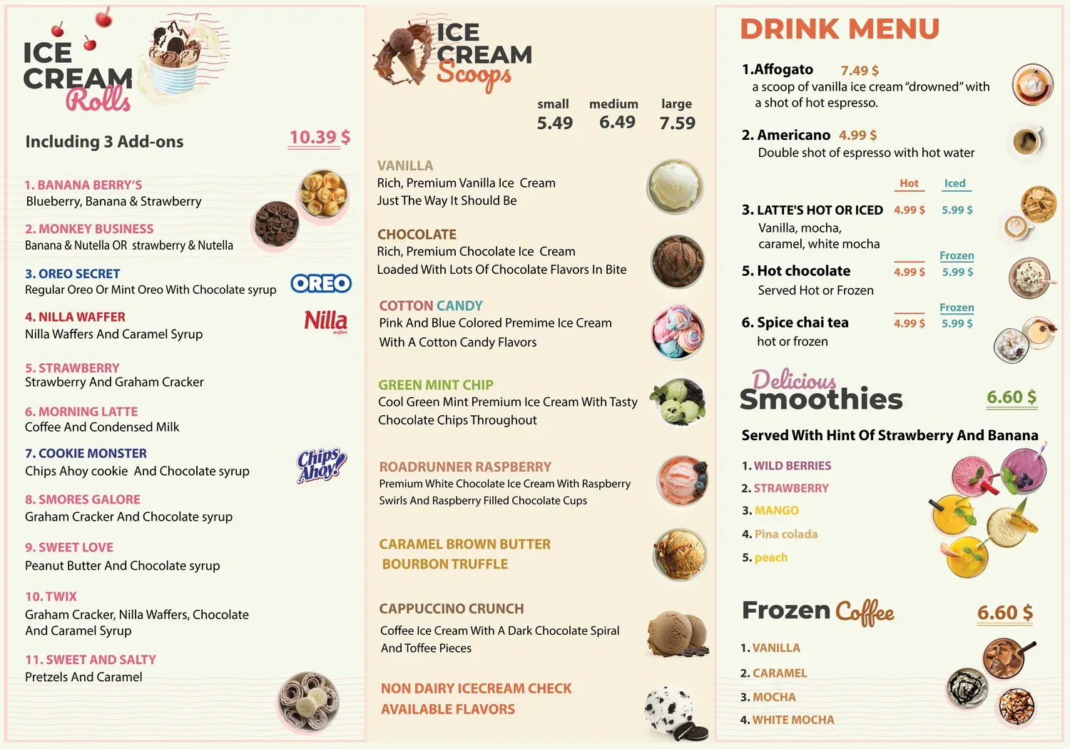 Menu 2