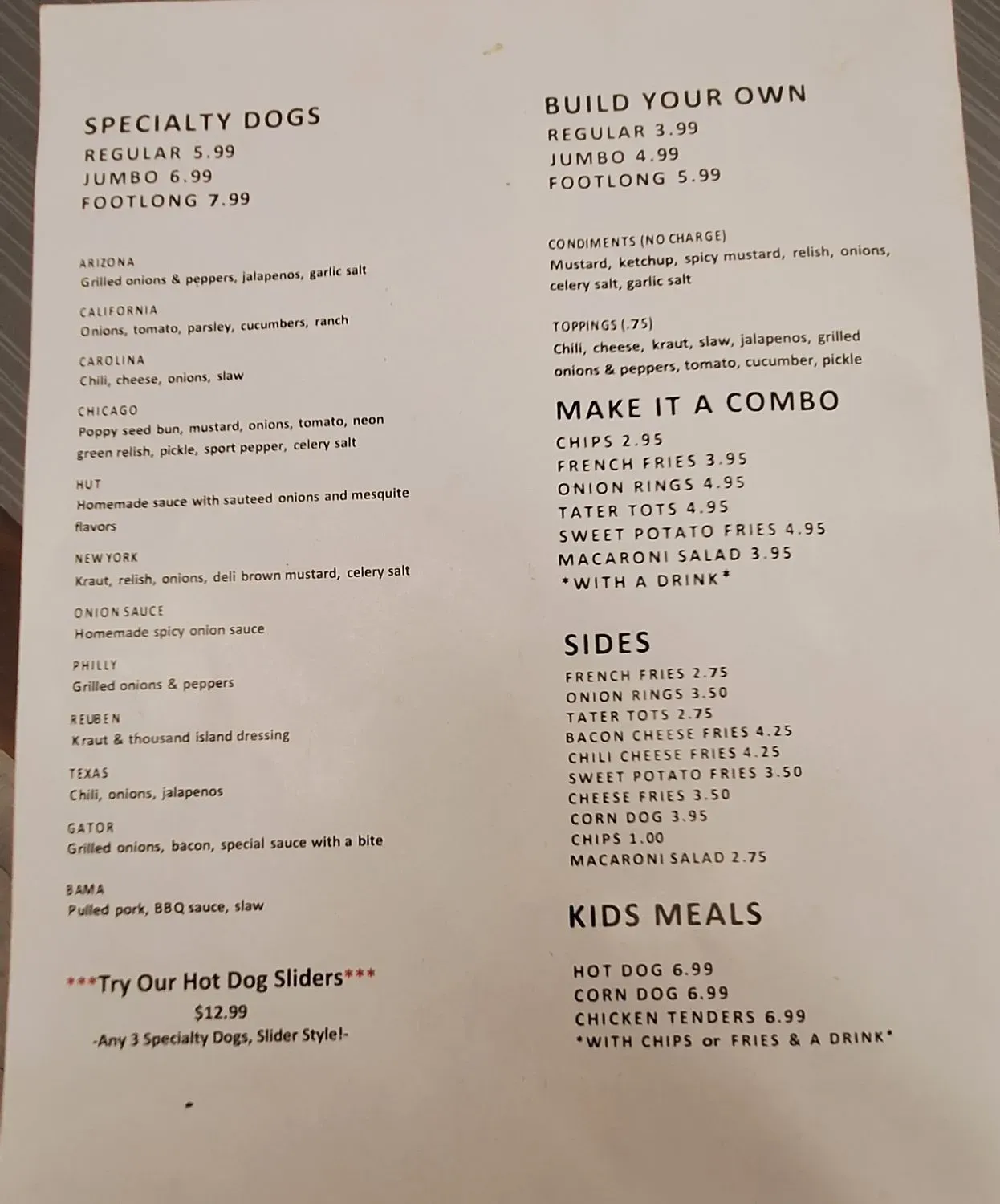 Menu 2