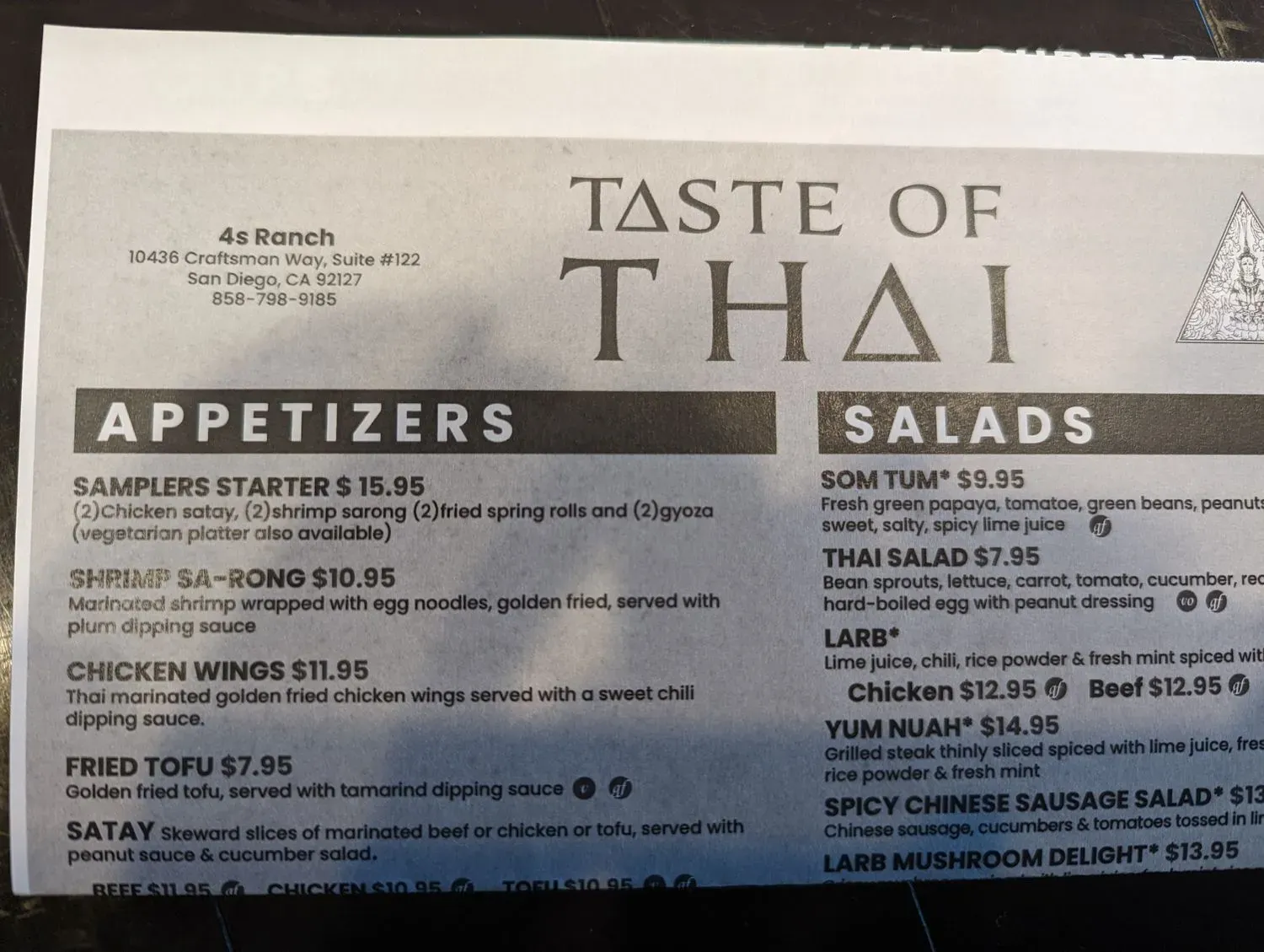 Menu 6