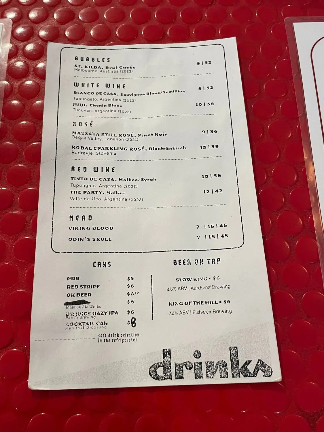 Menu 3