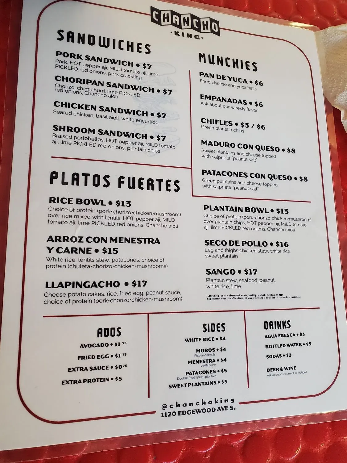 Menu 3