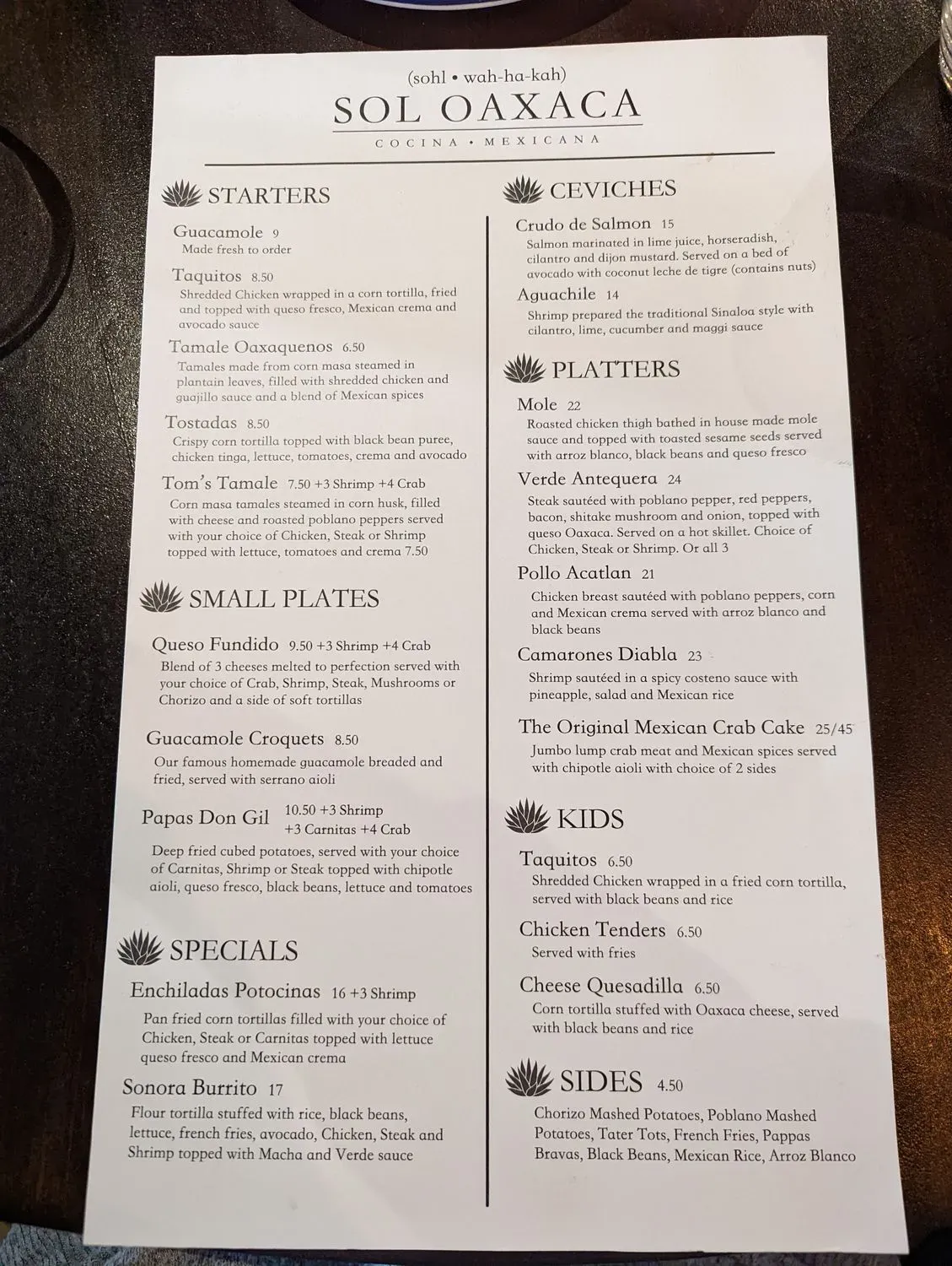 Menu 3