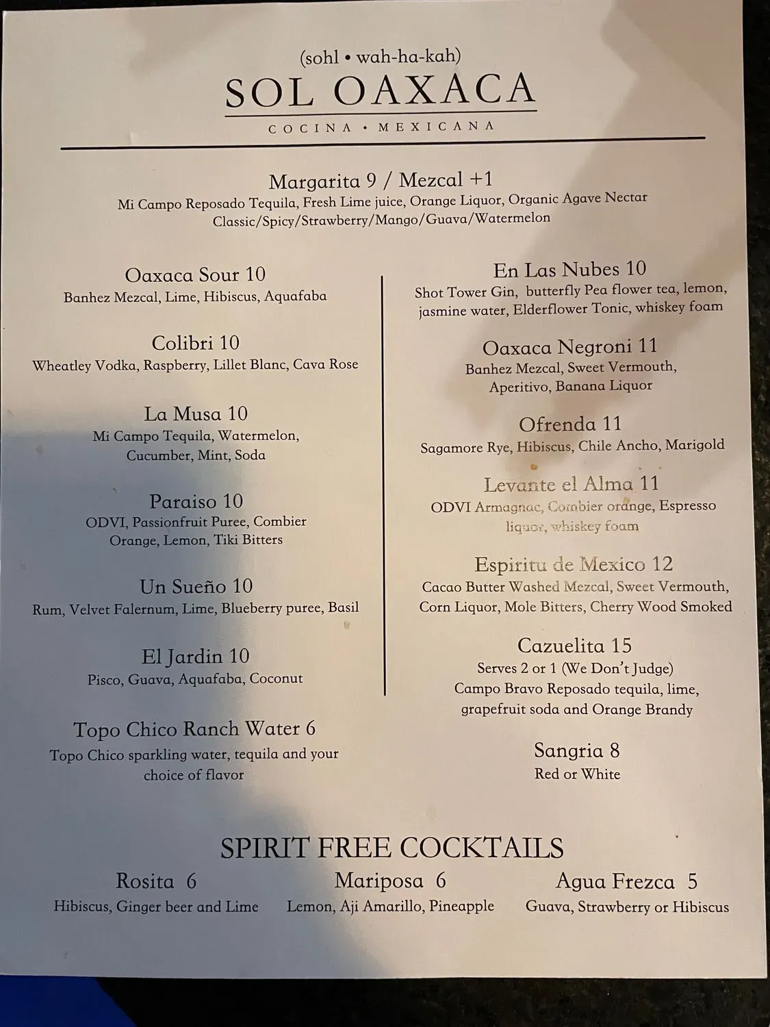 Menu 2