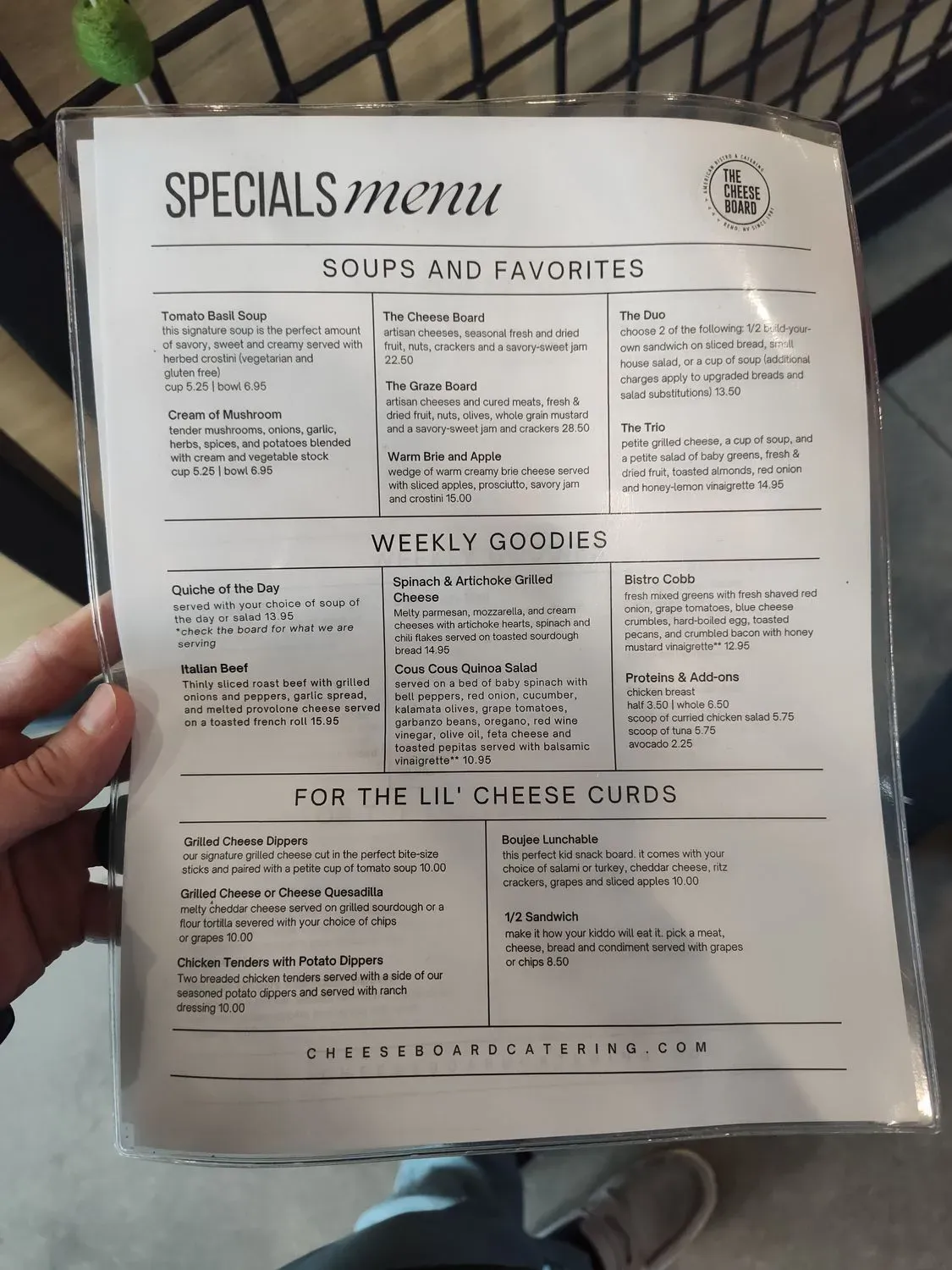 Menu 3