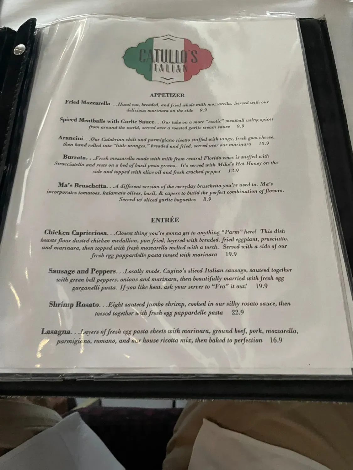 Menu 6