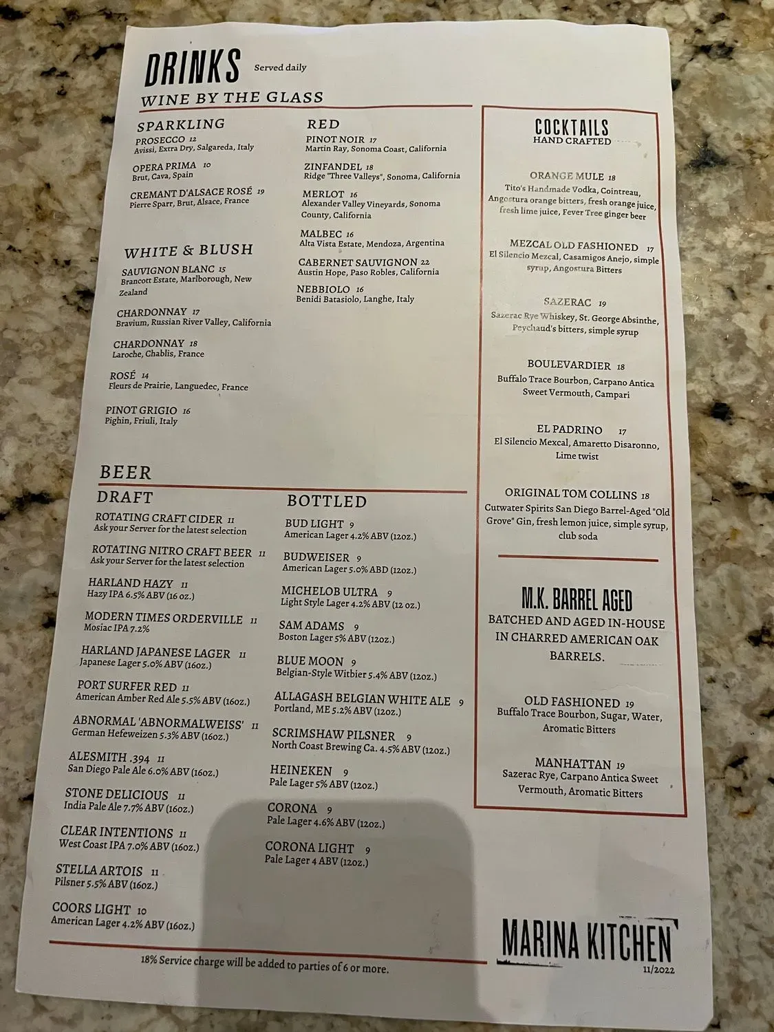 Menu 5