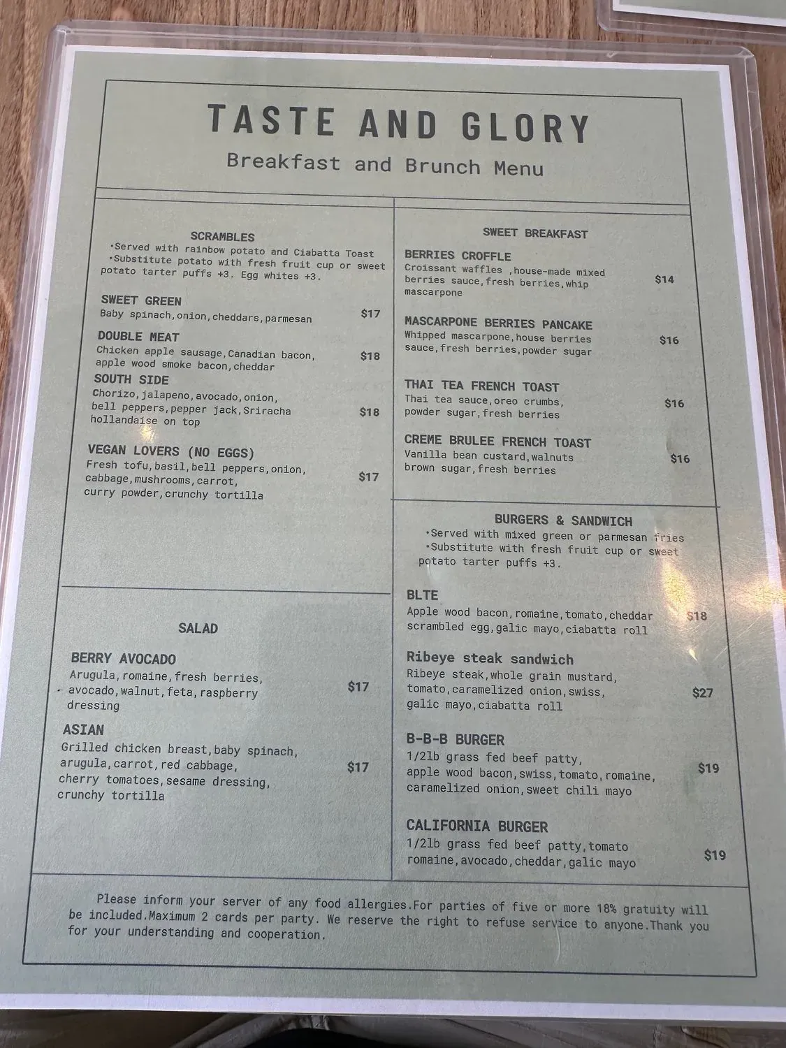 Menu 2