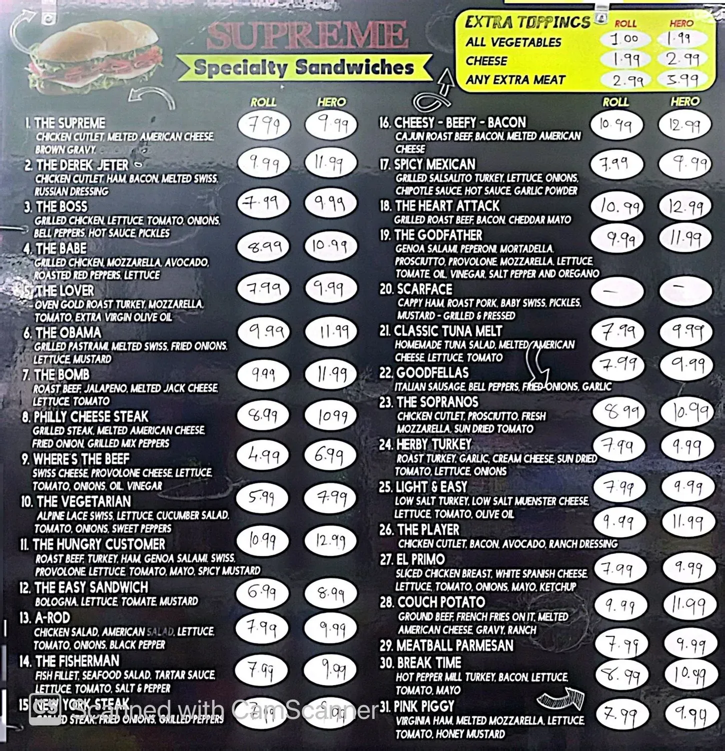 Menu 6