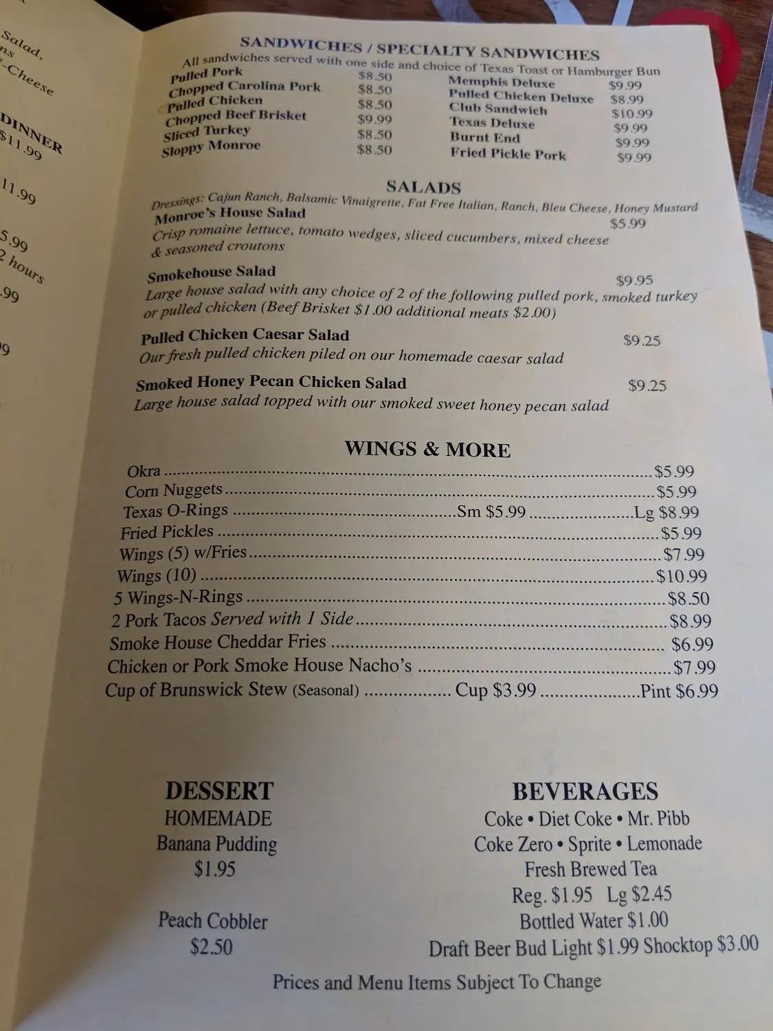 Menu 6