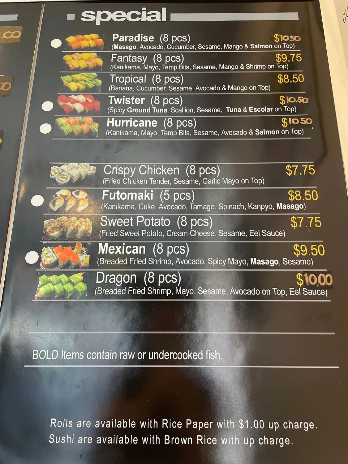 Menu 6