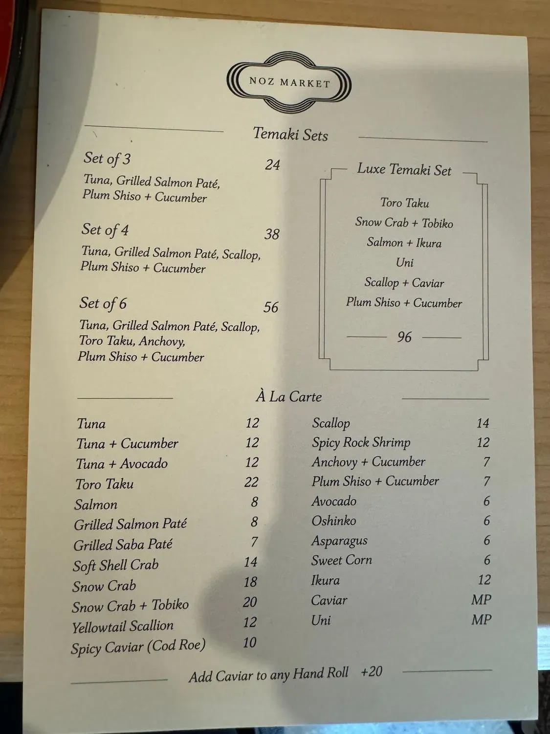 Menu 2