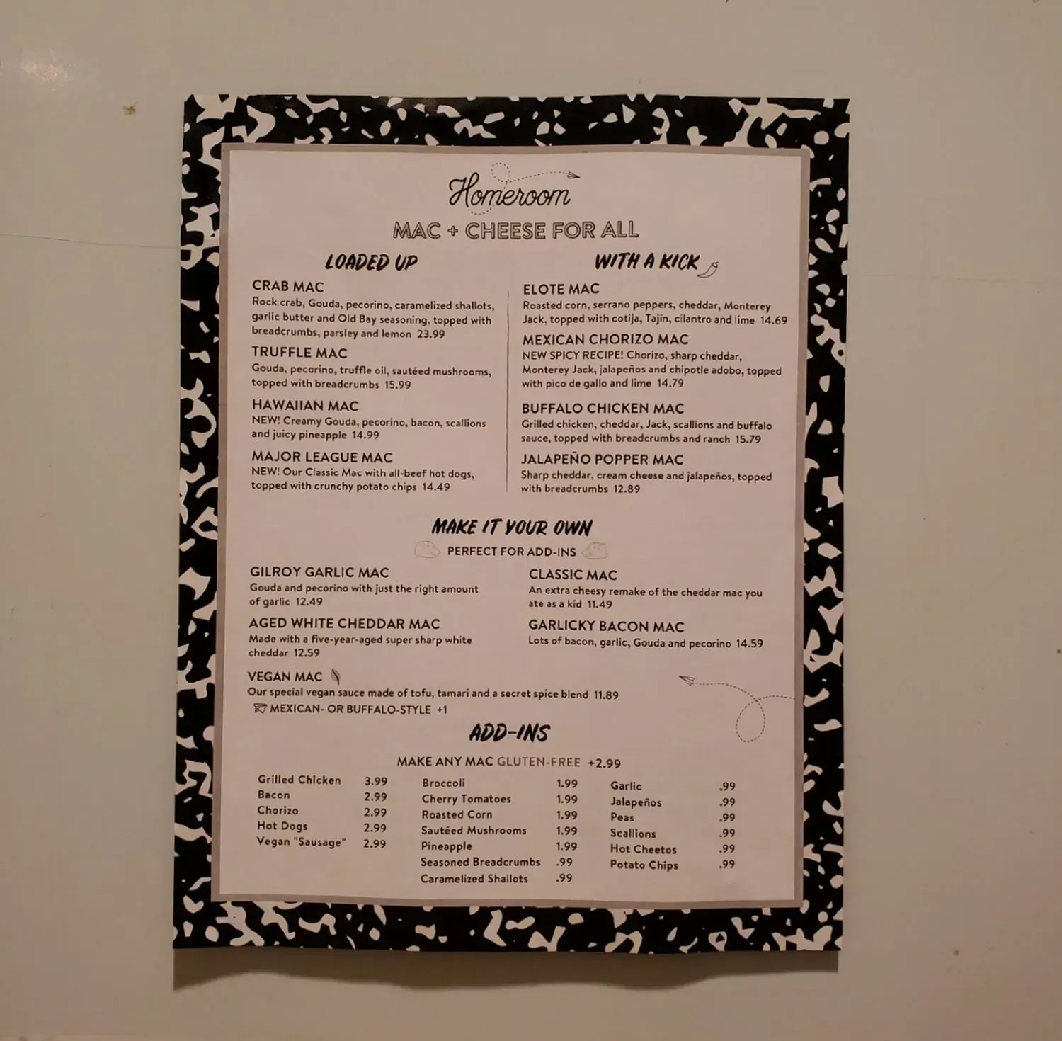 Menu 6