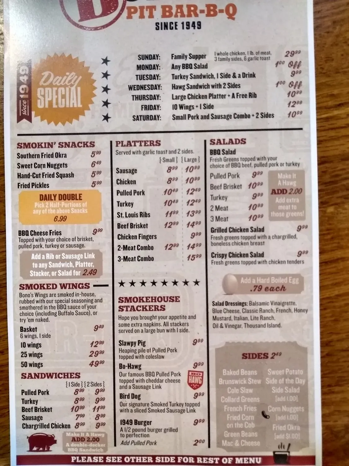 Menu 3