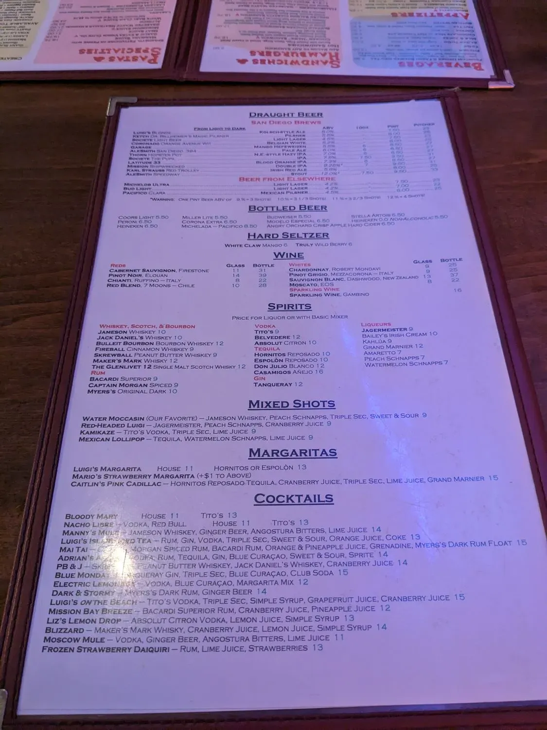 Menu 2