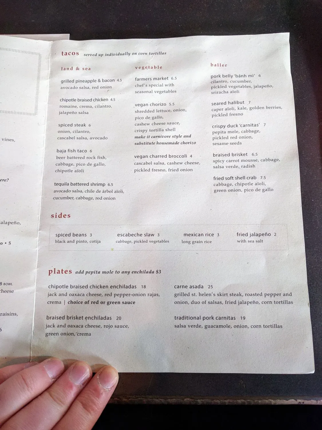 Menu 6