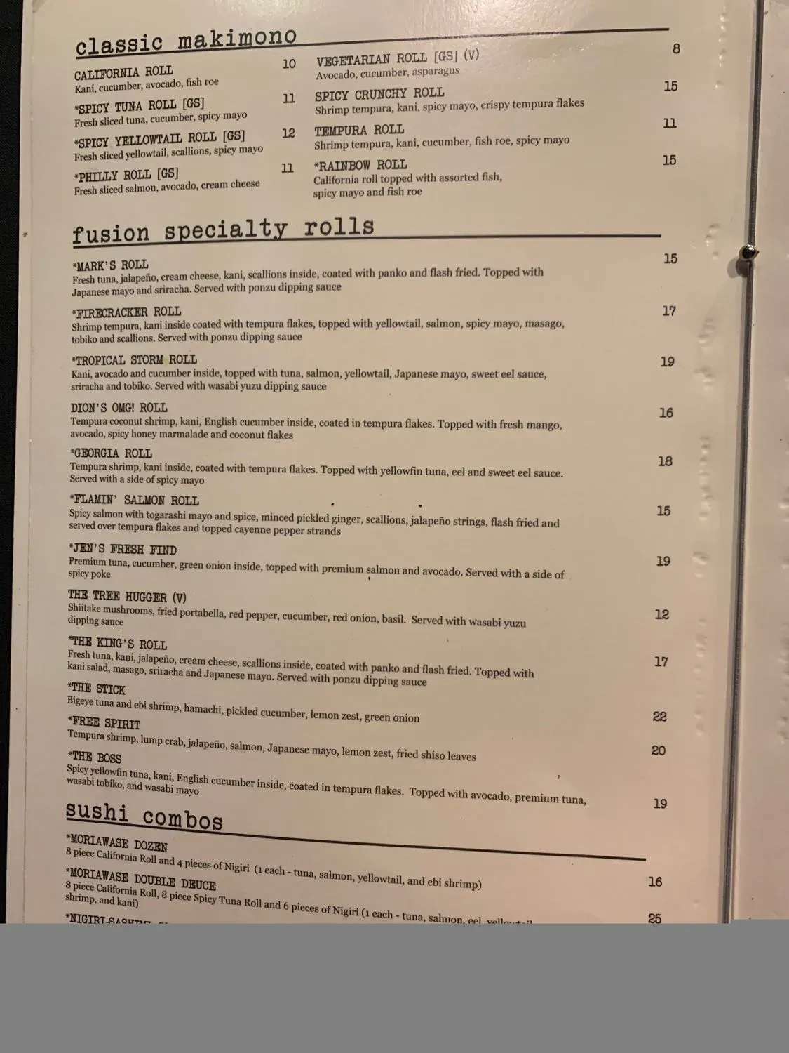 Menu 2