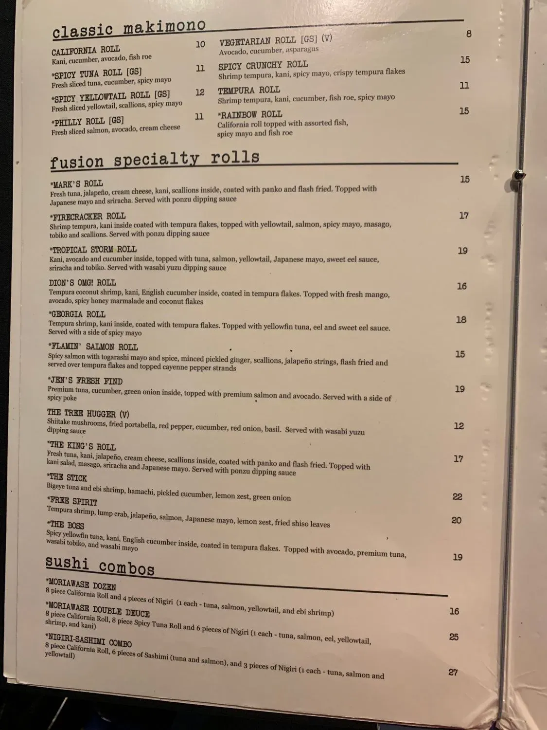 Menu 2