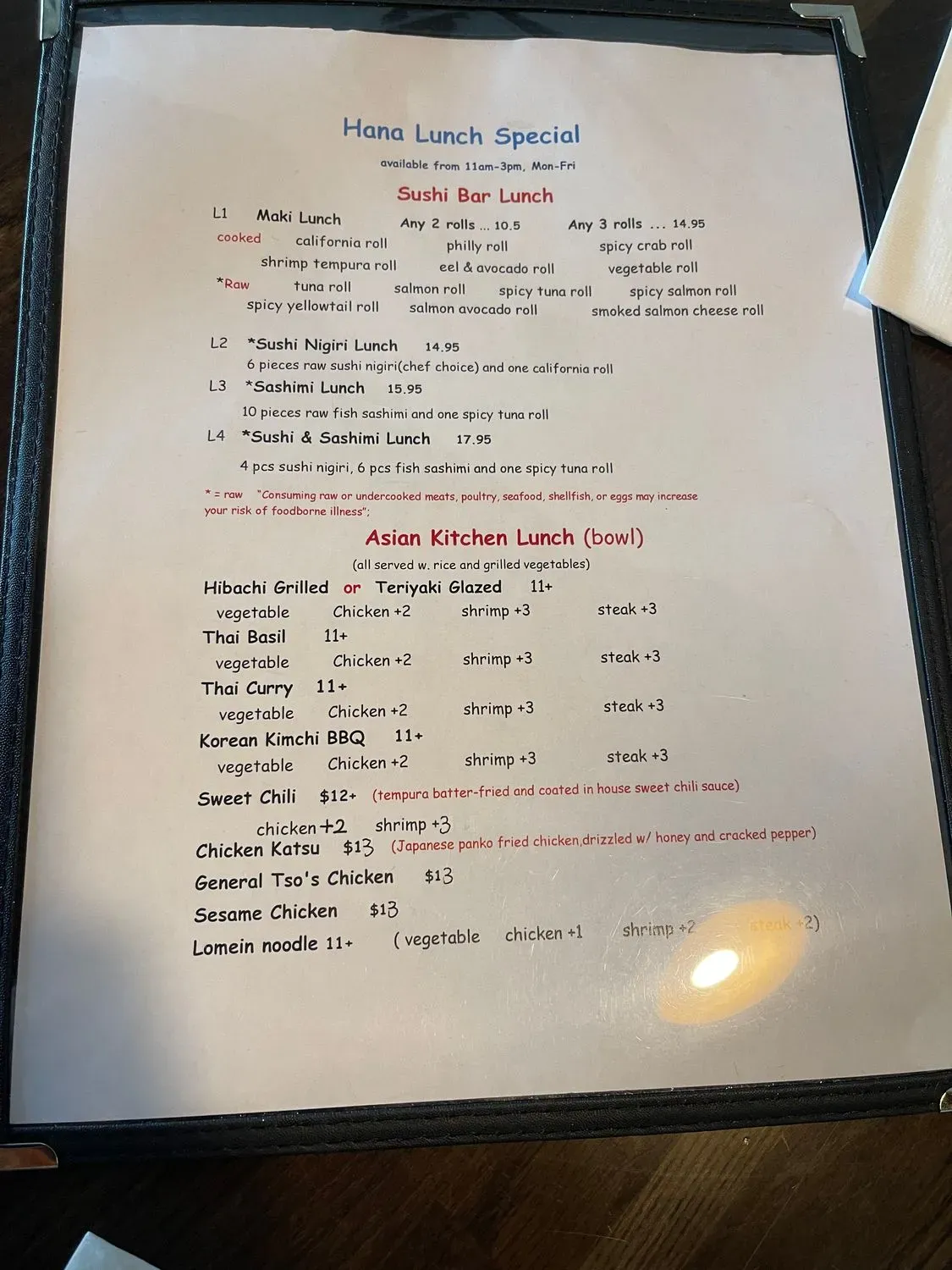 Menu 4