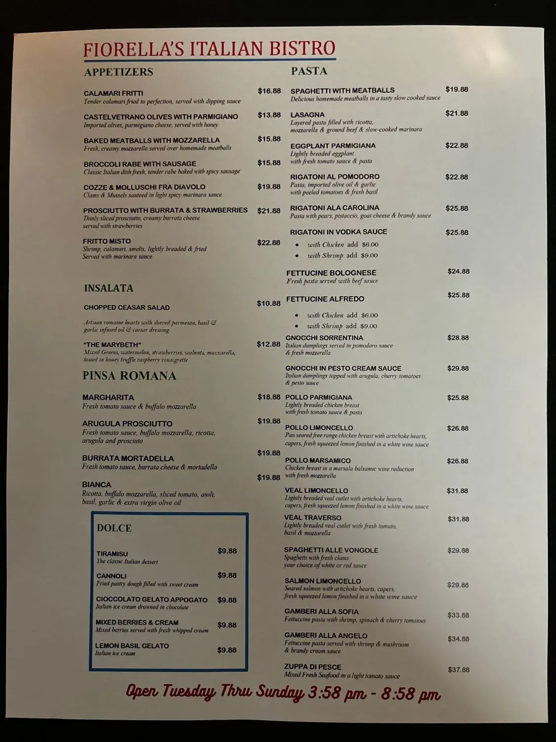 Menu 2