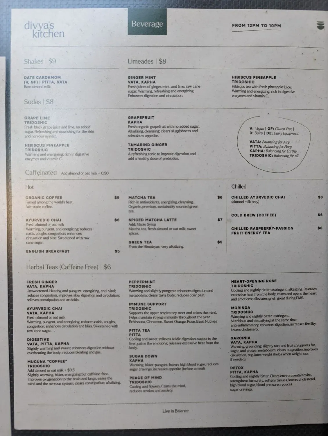 Menu 6