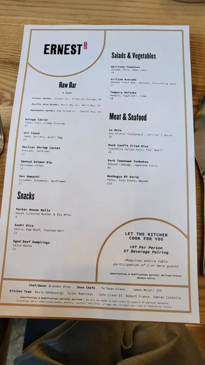 Menu 4