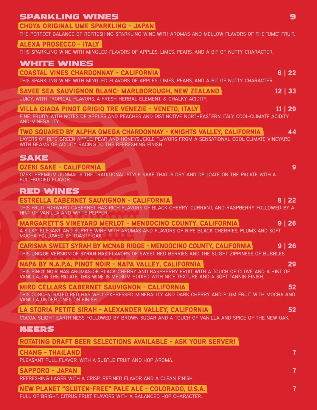 Menu 2