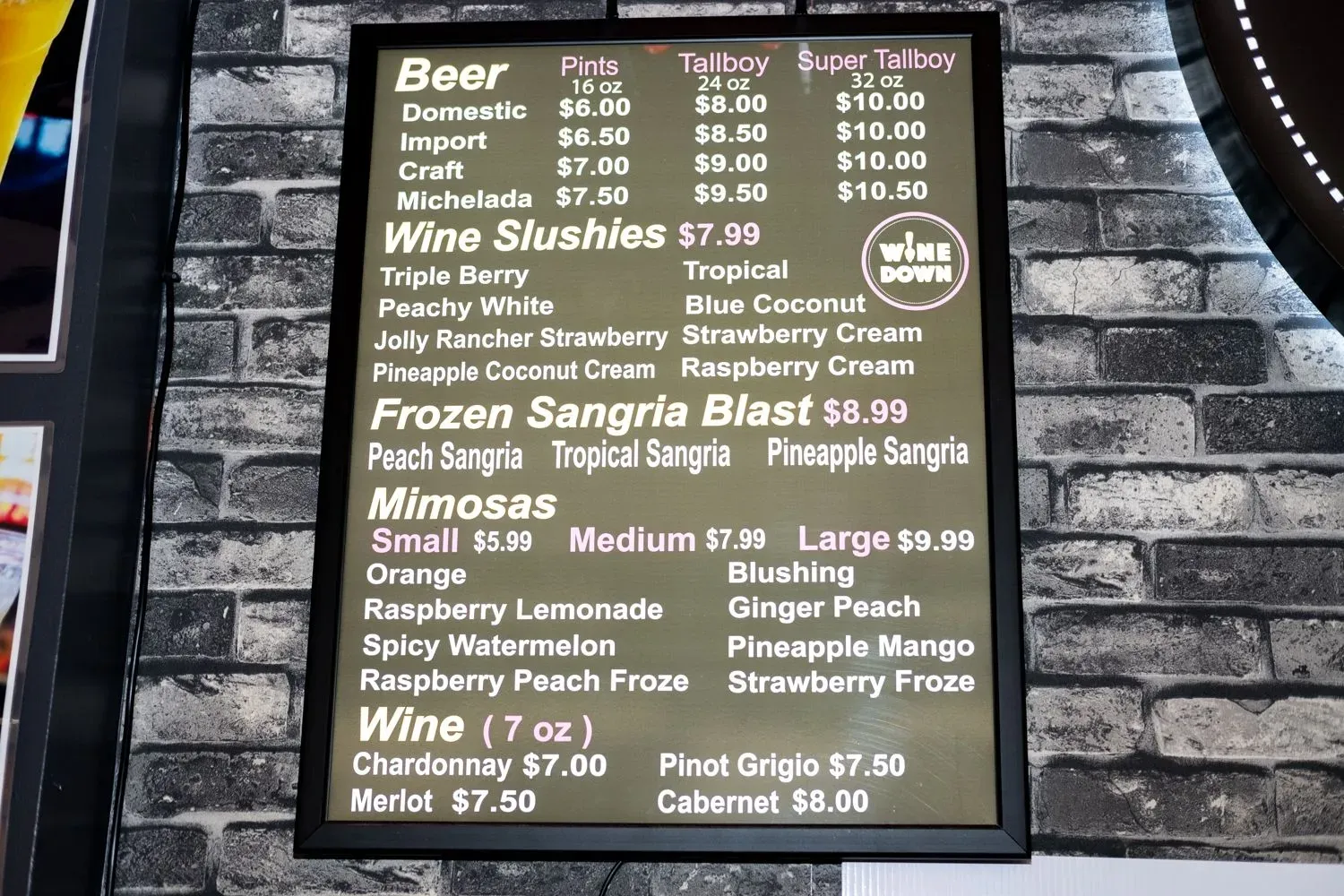 Menu 3