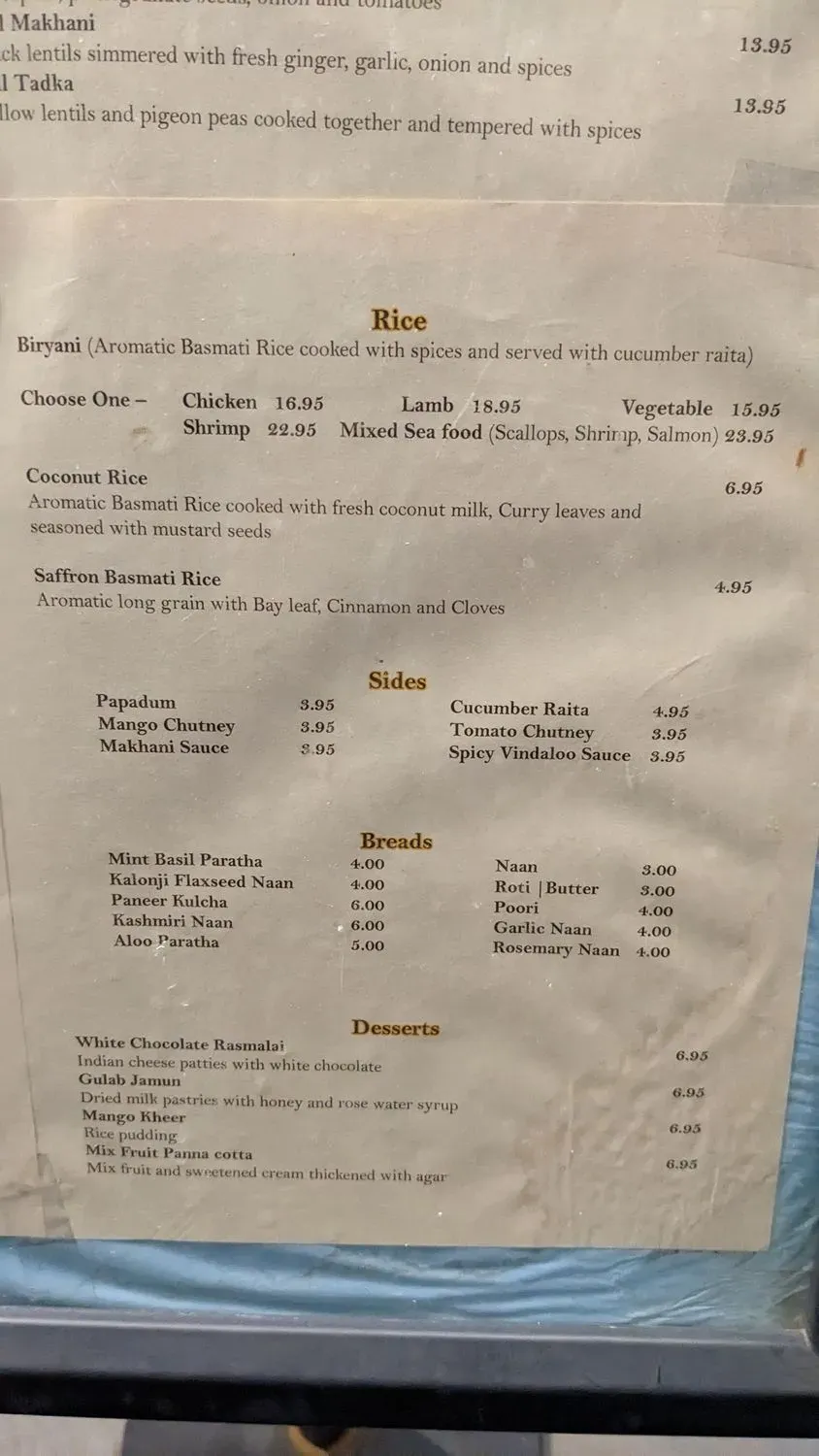 Menu 5