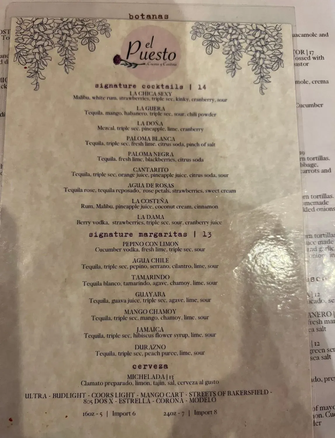 Menu 6