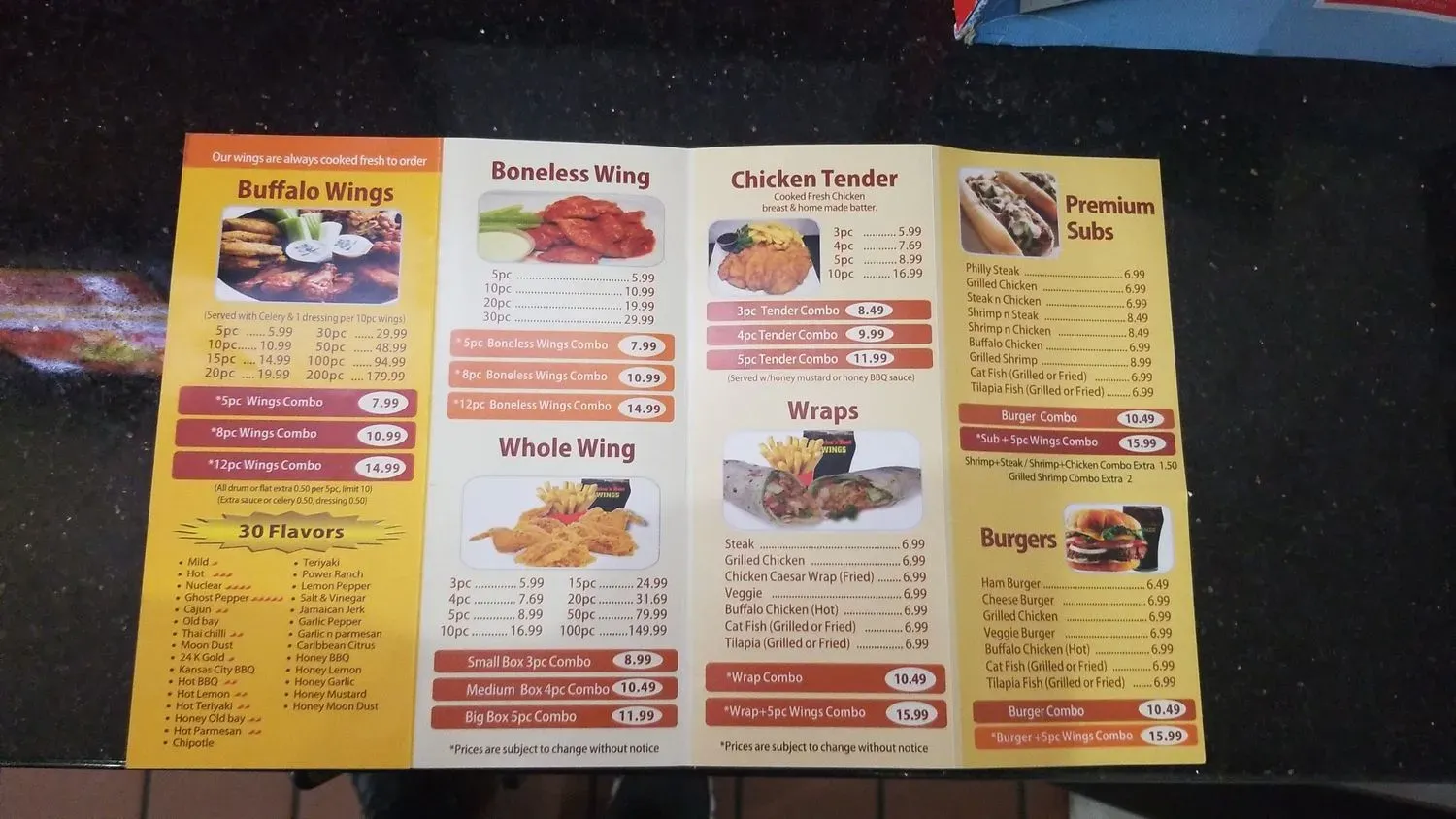 Menu 4