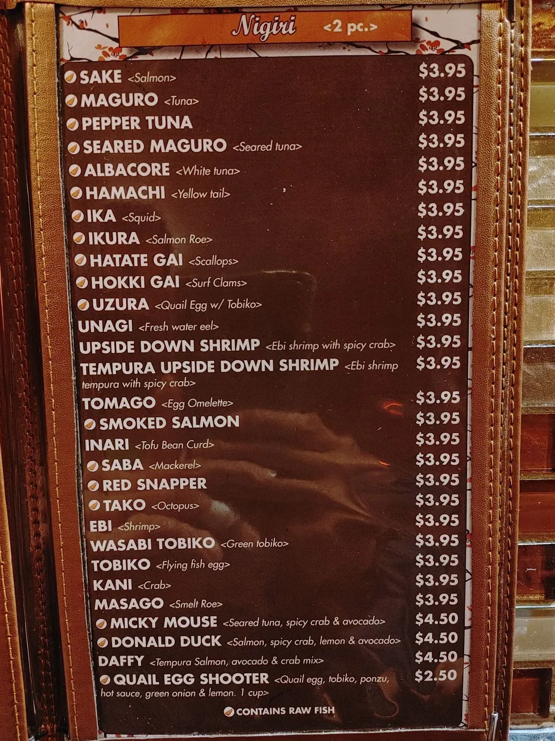 Menu 4