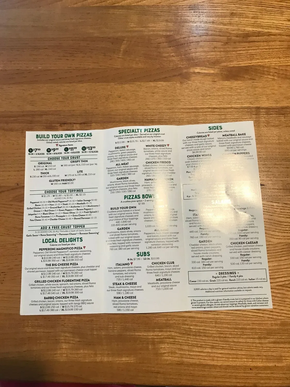 Menu 4