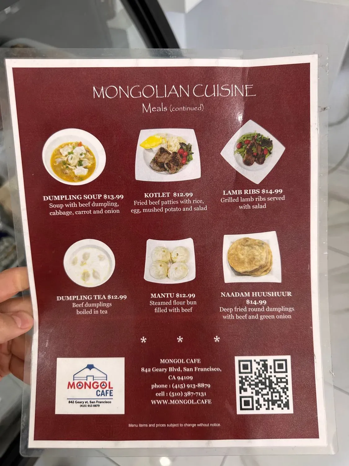 Menu 3