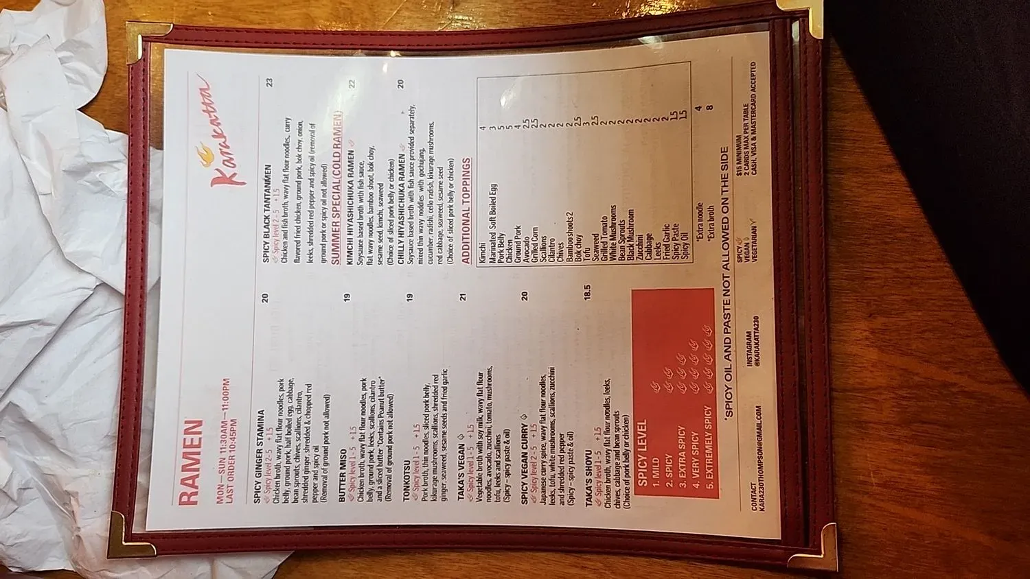 Menu 4