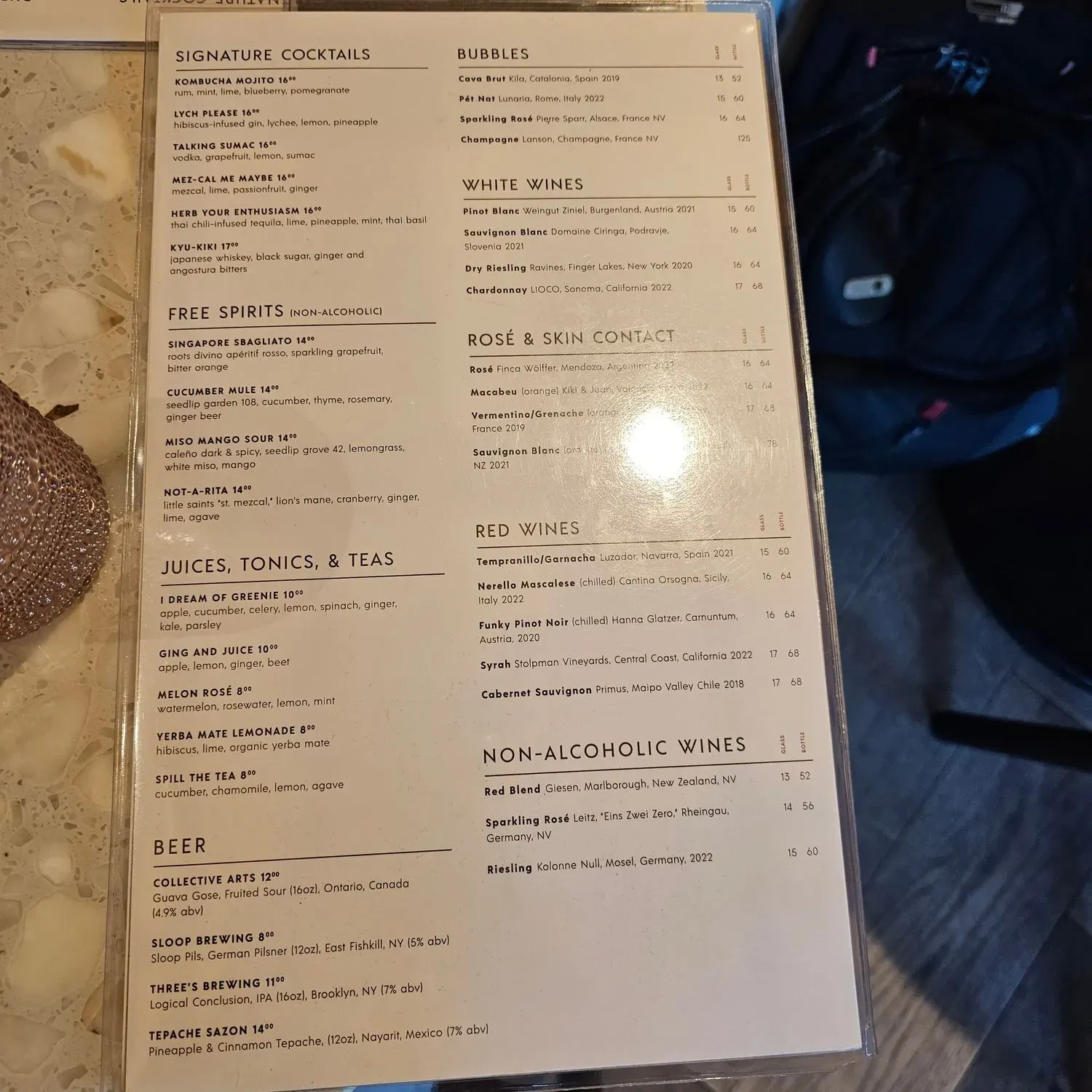 Menu 6