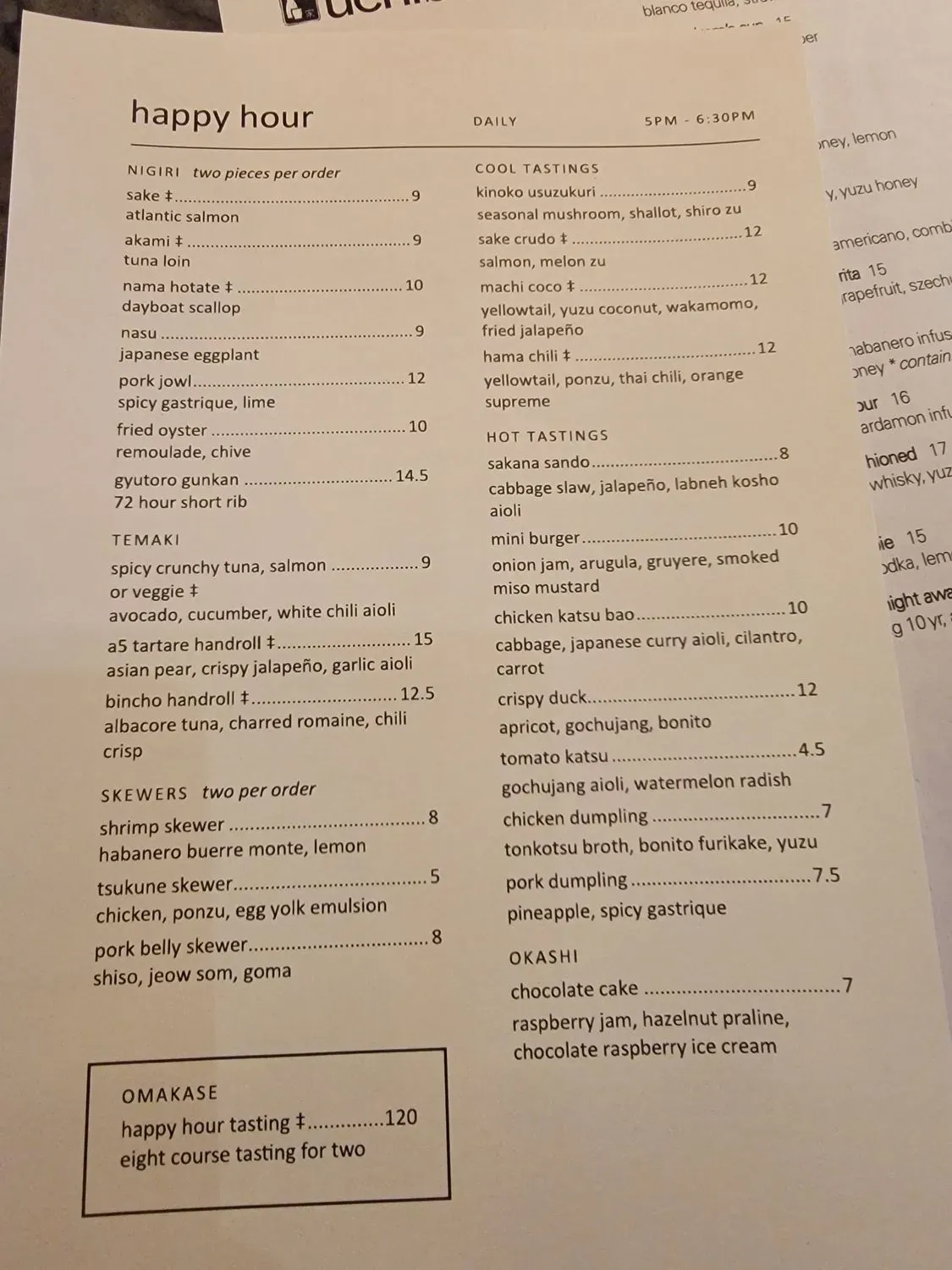 Menu 4