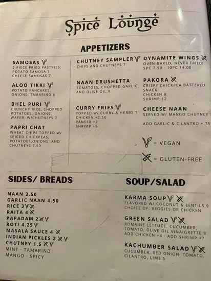 Menu 2