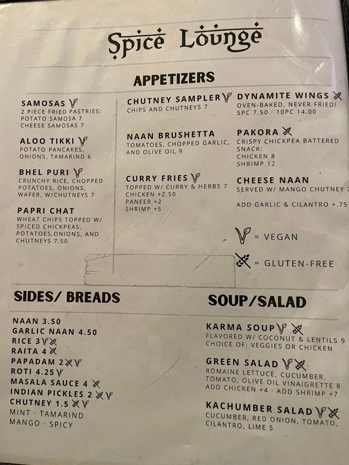 Menu 2