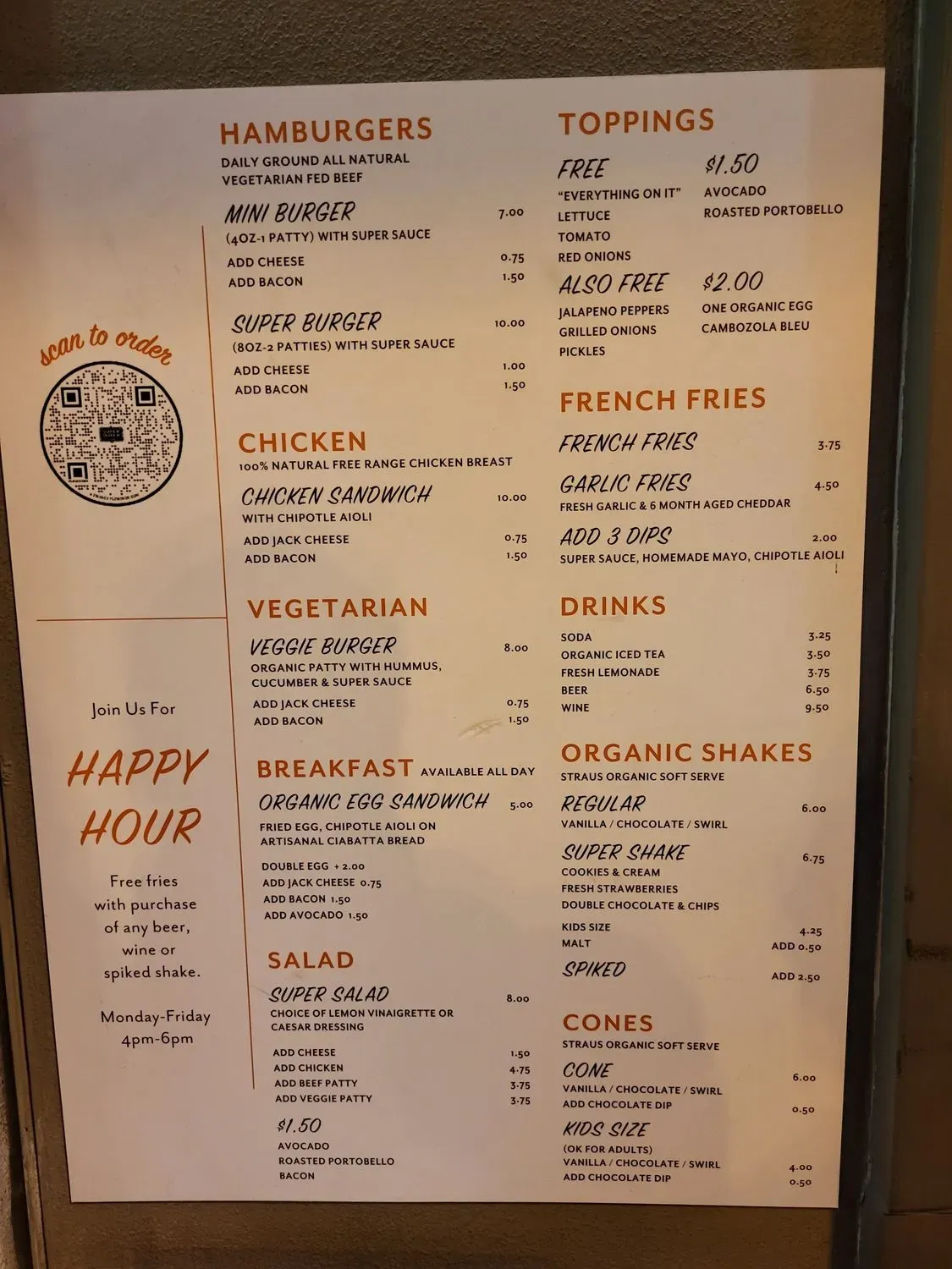 Menu 5