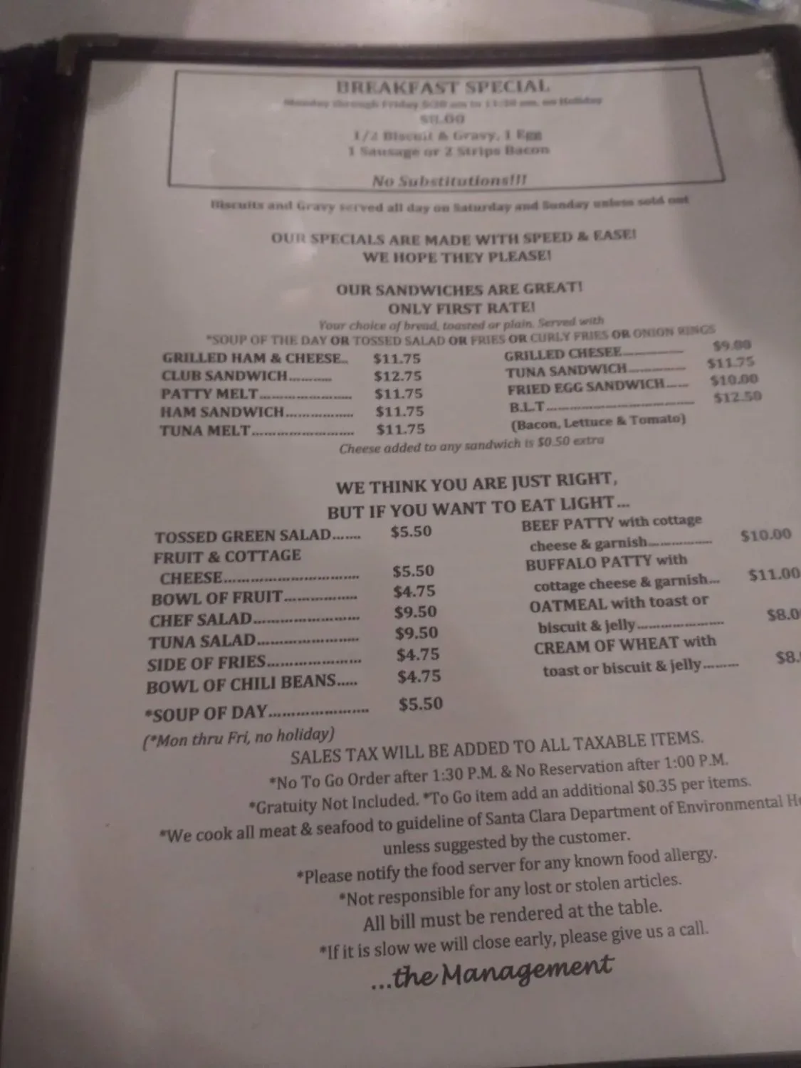 Menu 6