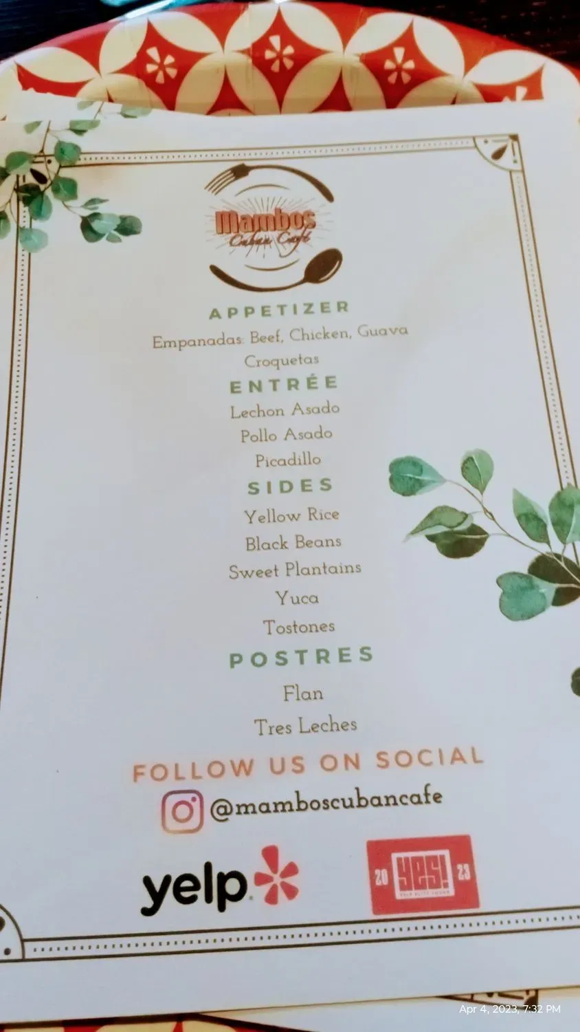 Menu 3