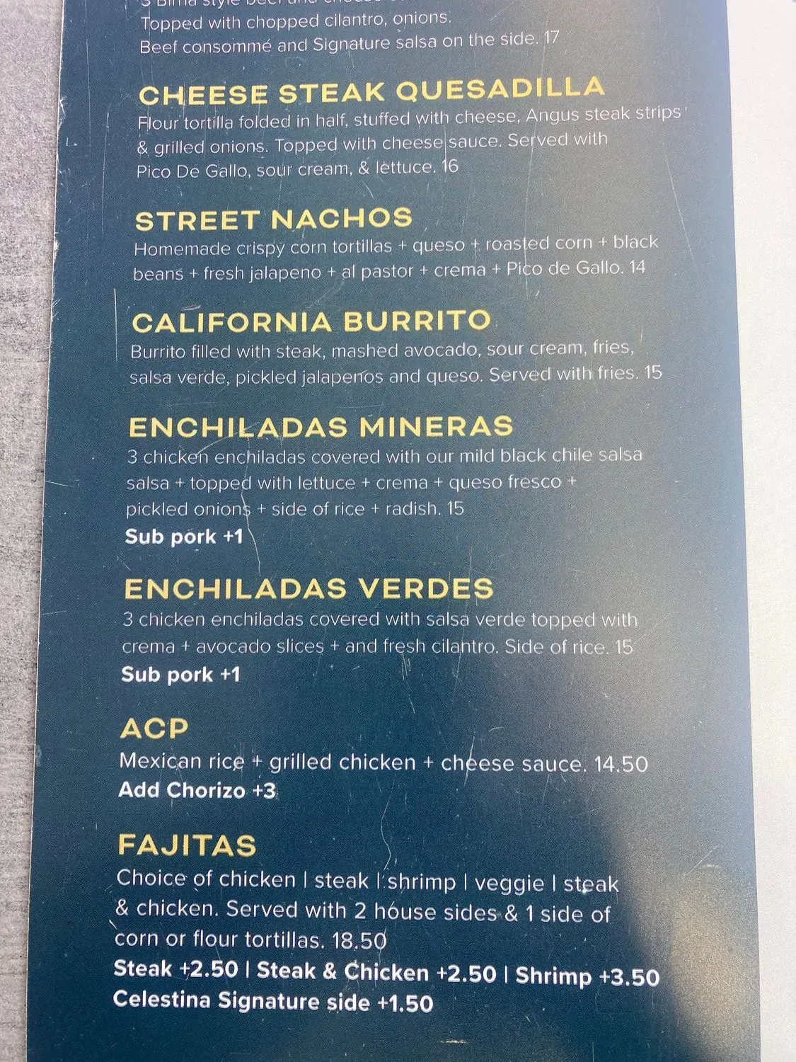 Menu 2