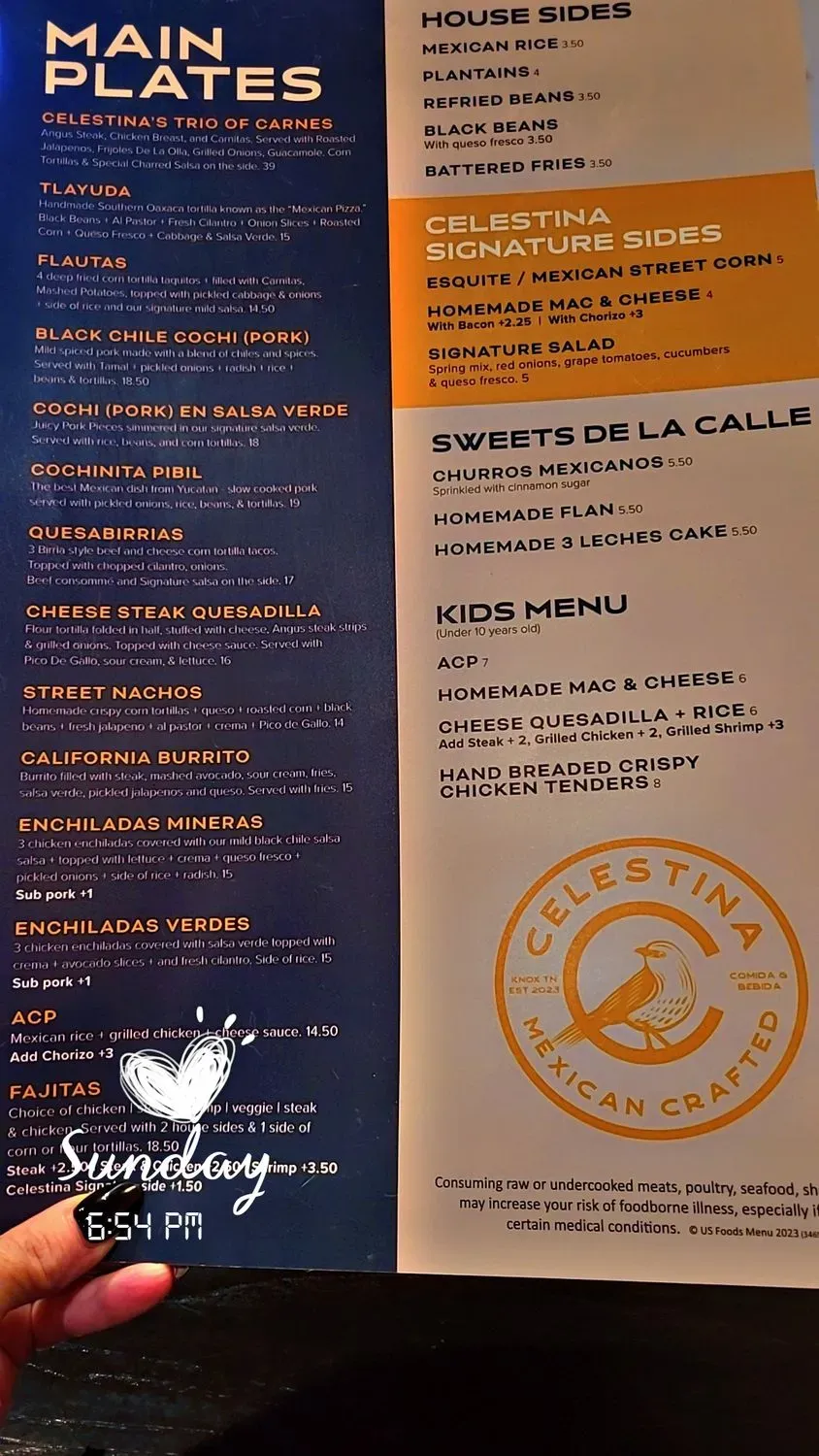 Menu 5