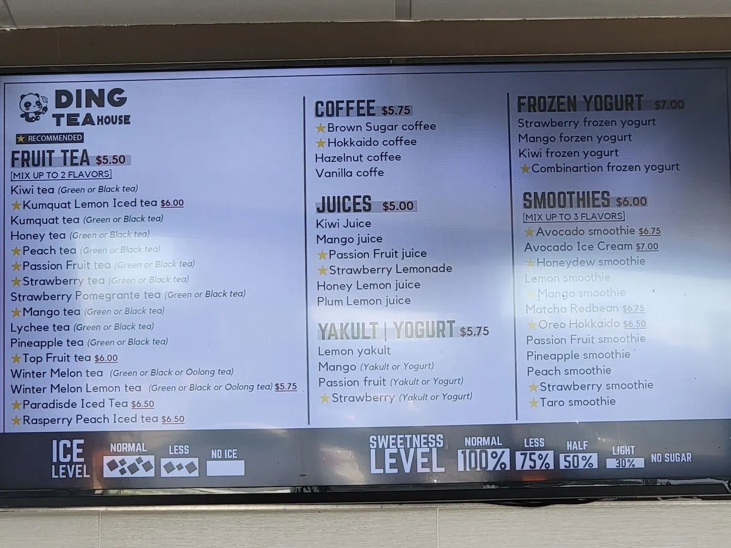 Menu 3