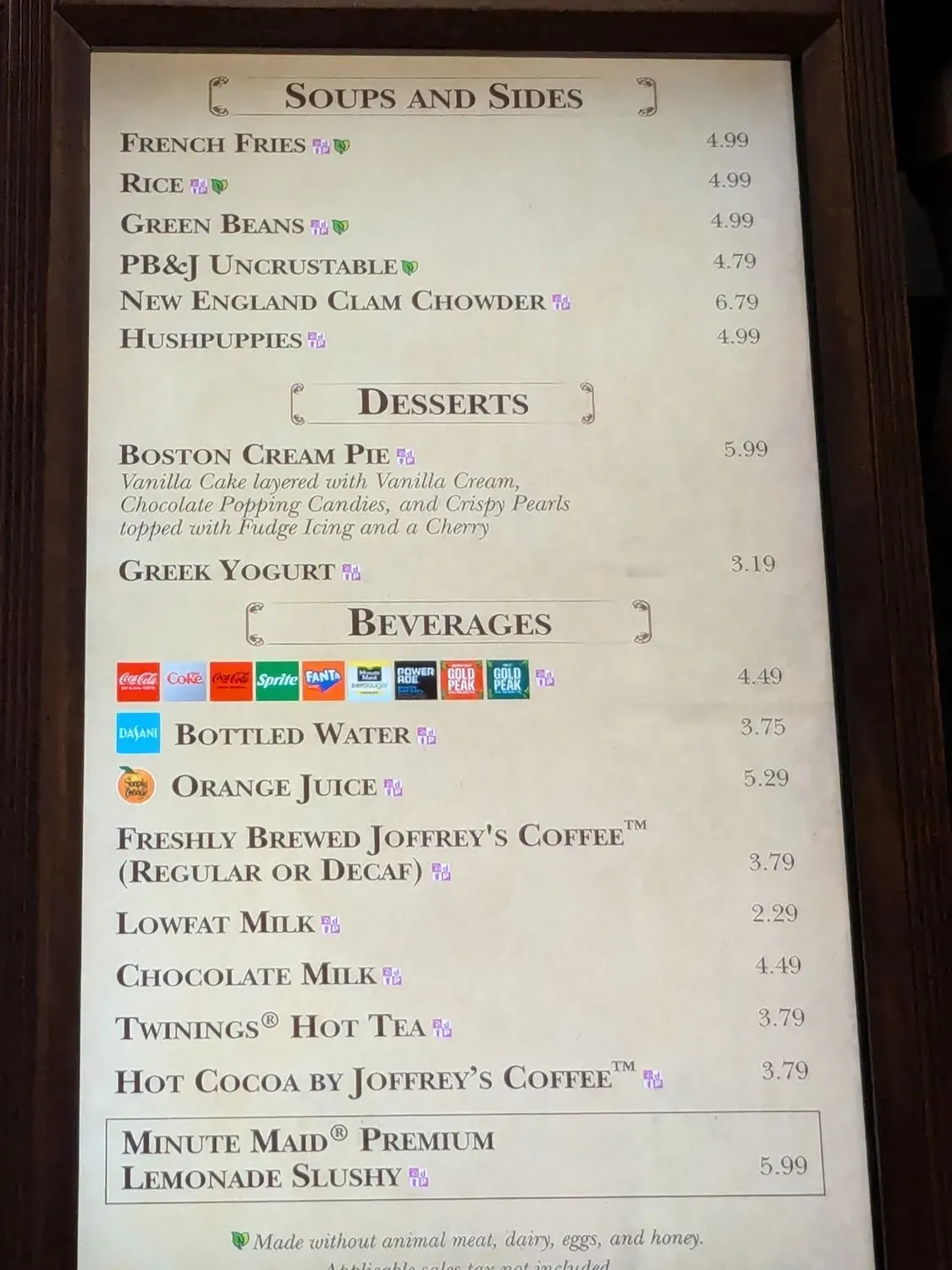 Menu 2