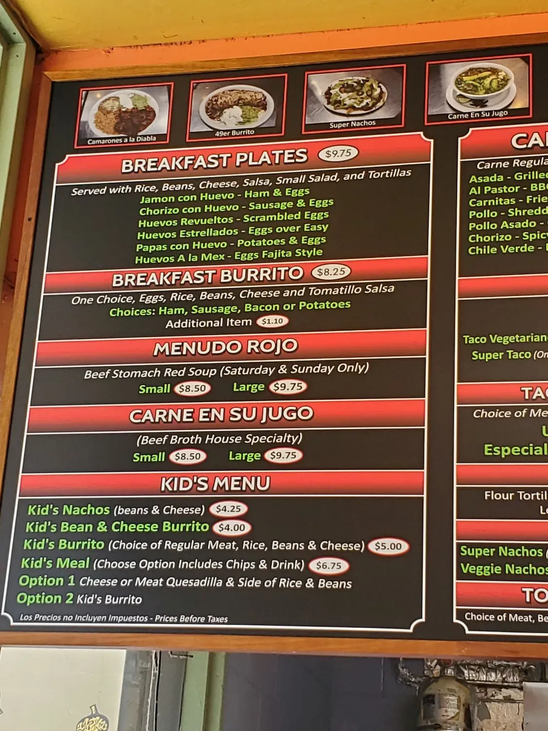 Menu 5