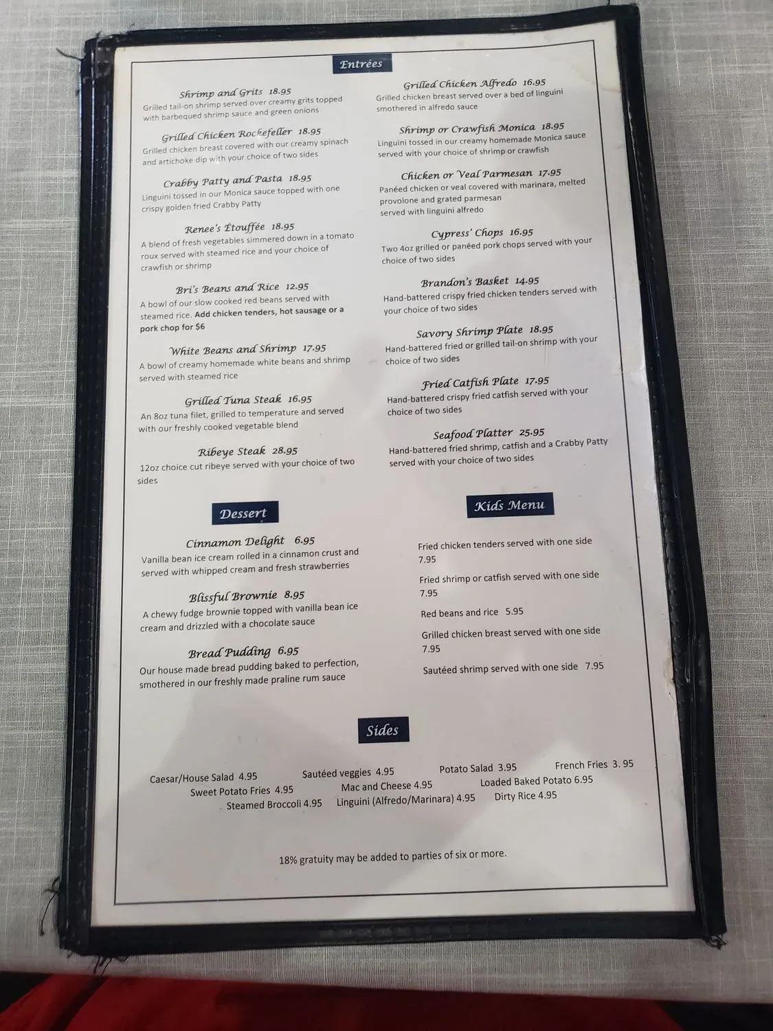 Menu 4